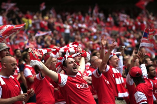 Sự cuồng nhiệt của các Gooners.