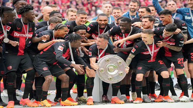 Leverkusen đăng quang Bundesliga lần đầu tiên trong lịch sử năm 2024.
