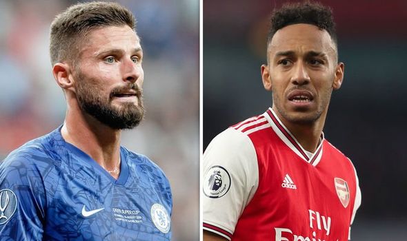 Ảnh bài viết Đội hình 11 ngôi sao từng khoác áo Arsenal và Chelsea: "Song sát" Giroud - Aubameyang