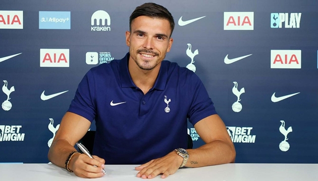 Joao Palhinha chính thức ký hợp đồng với Tottenham Hotspur.