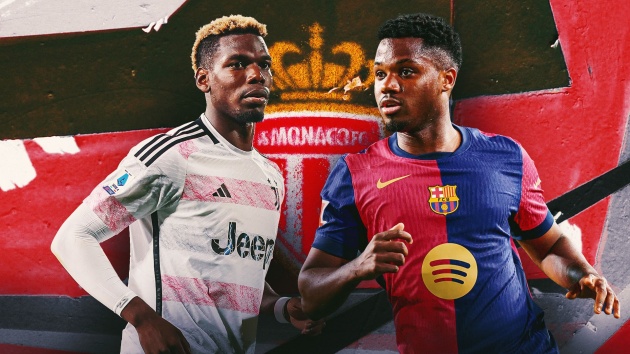 Ảnh bài viết Monaco mùa 2025-26: Cú hích Paul Pogba và Ansu Fati
