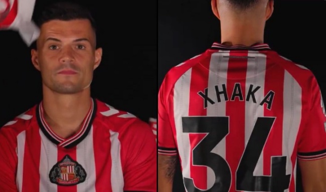 Xhaka cập bến Sunderland.