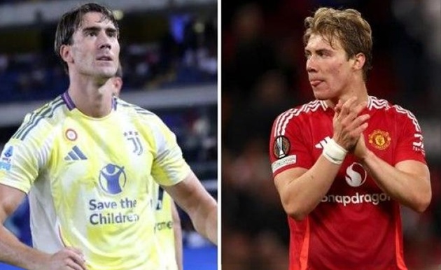 Ảnh bài viết Milan tính “chơi lớn”: Nhắm cả Vlahovic lẫn Hojlund, Gimenez nguy cơ bật bãi