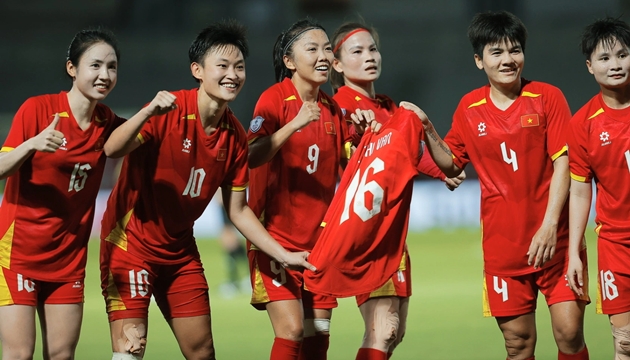 Đội tuyển nữ Việt Nam toàn thắng vòng bảng AFF Cup nữ 2025.