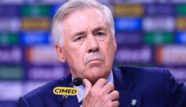 Ancelotti gây bất ngờ với danh sách triệu tập lên tuyển Brazil.