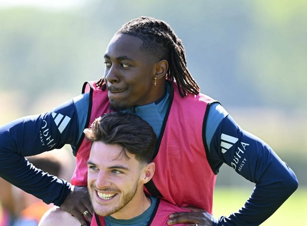 Ảnh bài viết Eze kết nối với Rice trong buổi tập đầu tiên