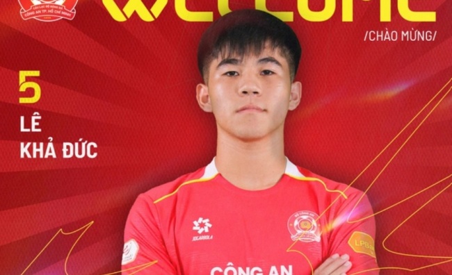 Ảnh bài viết CLB Công an TP.HCM công bố thương vụ Lê Khả Đức