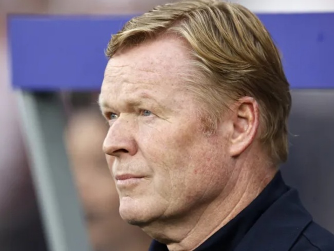 HLV Koeman của tuyển Hà Lan.