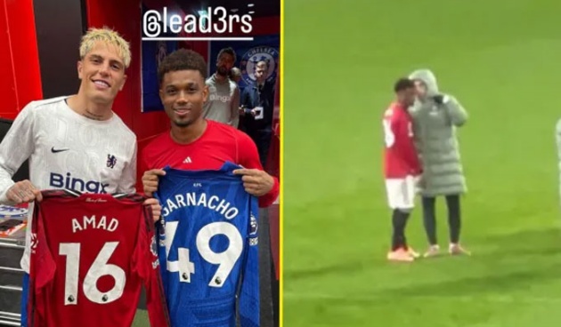 Việc thân thiết với Garnacho khiến Amad bị chỉ trích.