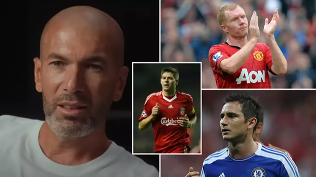 Ảnh bài viết Zidane không do dự chọn ra "cầu thủ hay nhất thế giới" giữa Scholes, Gerrard và Lampard