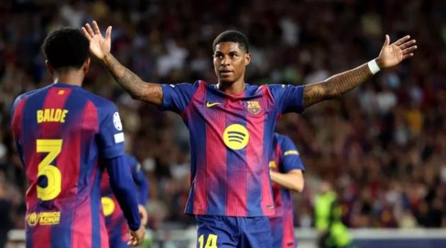 Ảnh bài viết Rashford bùng nổ ở Barcelona: Lời đáp cho MU và màn gọi tên trước El Clasico