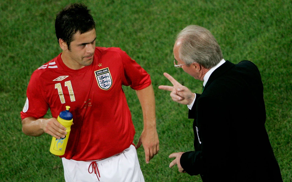 Joe Cole và kỉ niệm khó quên cùng cựu HLV tuyển Anh, Sven-Goran Eriksson