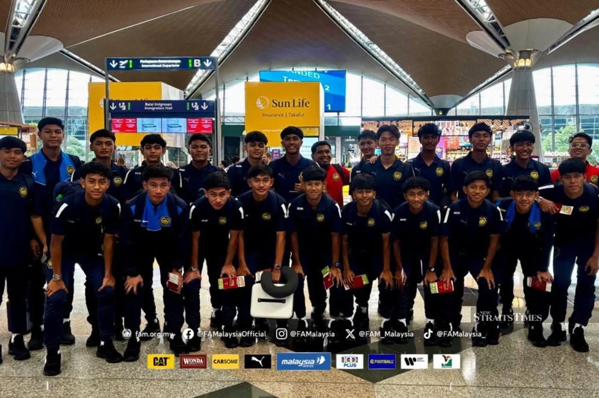 U16 Malaysia thảm bại ở trận giao hữu với U16 Croatia. Ảnh: FAM.