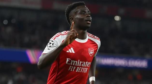 Ảnh bài viết Arsenal tiến gần thỏa thuận giữ chân Bukayo Saka đến 2030