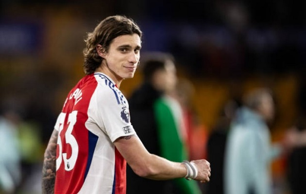 Ảnh bài viết Arsenal hồi hộp chờ Calafiori kịp trở lại trước derby