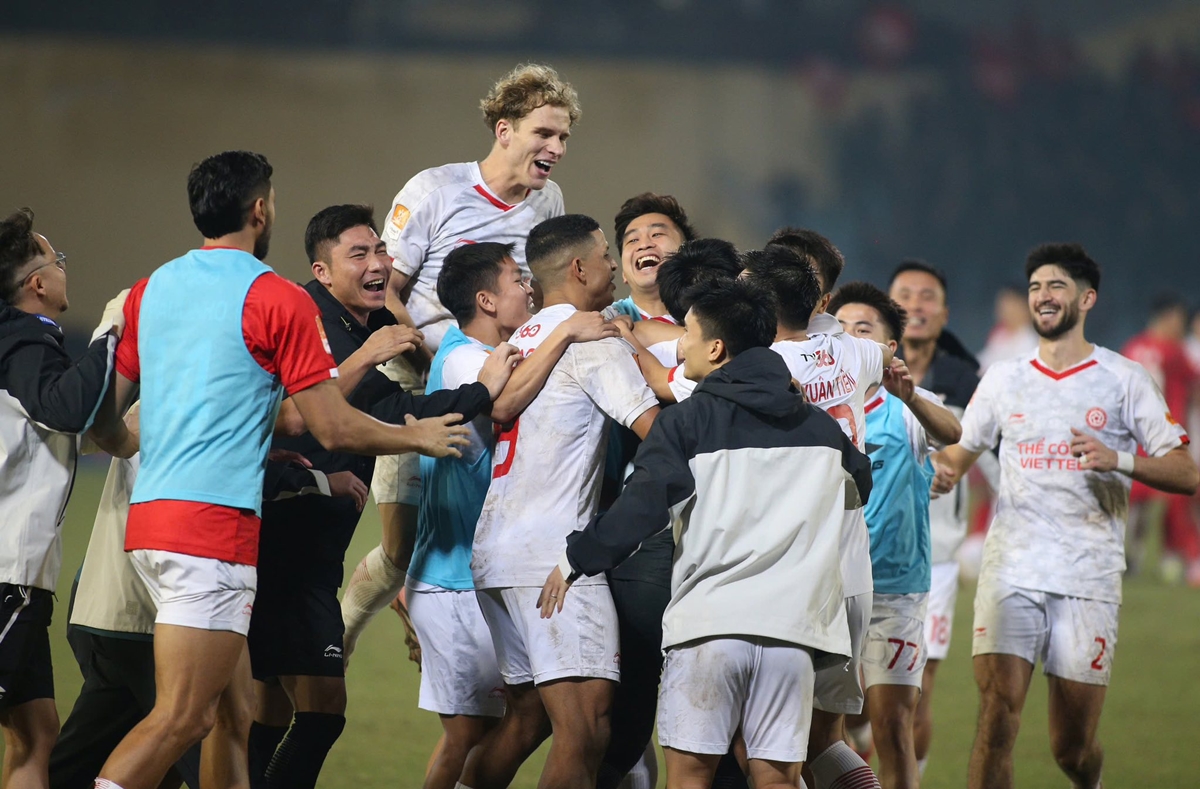 Thể Công Viettel vượt qua Công An Hà Nội ở vòng 1/8 Cúp Quốc gia 2025/26. Ảnh: Thể Công Viettel FC.