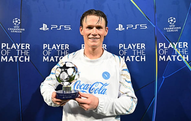 McTominay đang trở thành ngôi sao lớn ở Napoli.