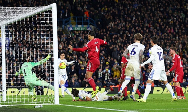 Ảnh bài viết Leeds 3-3 Liverpool: Tanaka làm nổ tung Elland Road với bàn gỡ cuối trận