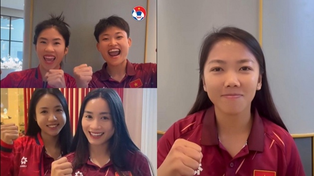 Huỳnh như cùng tuyển nữ Việt Nam gửi lời chúc đến ĐT U22 trước trận gặp Philippines.