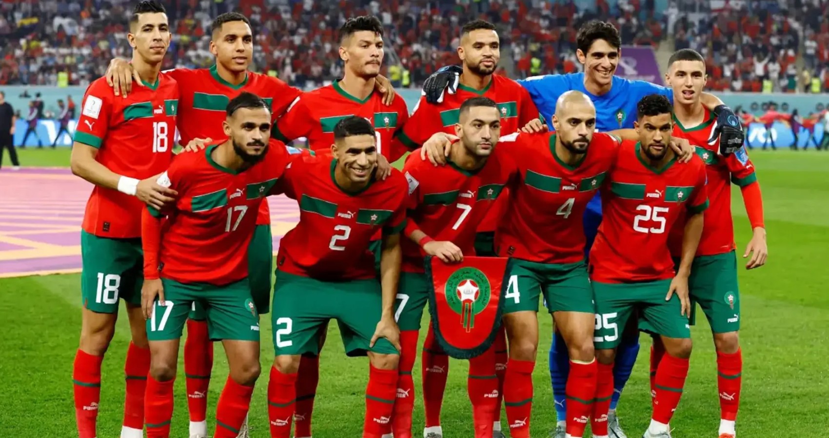 Tuyển Morocco sở hữu bề dày thành tích đáng nể khi là đại diện châu Phi duy nhất cho đến nay từng lọt vào top 4 World Cup.