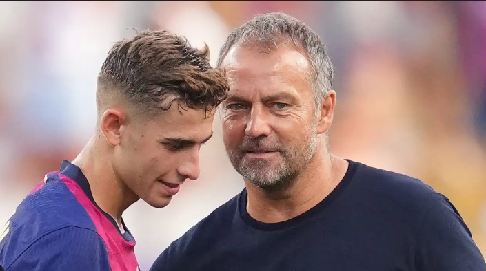 Fermin Lopez có mối quan hệ tốt với HLV Flick.