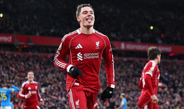 Wirtz đã có bàn thắng đầu tiên tại Ngoại hạng Anh