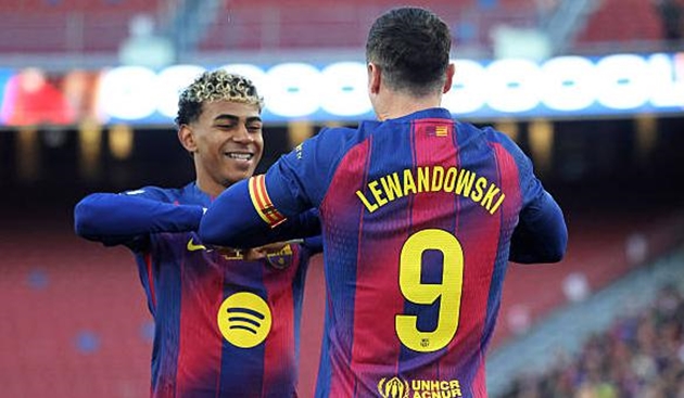 Ảnh bài viết Yamal đề nghị Flick cất Lewandowski ở Derby Catalan