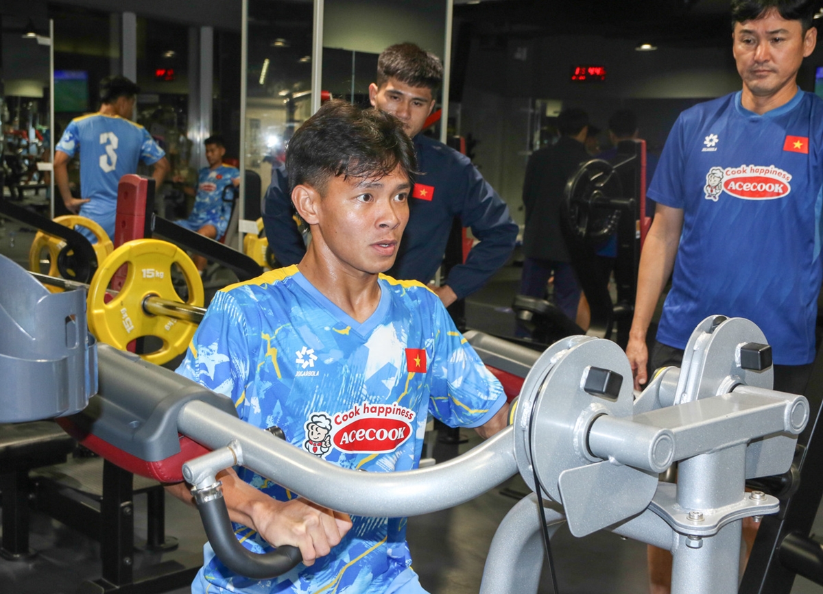 Bùi Vĩ Hào dính chấn thương trước thềm VCK U23 châu Á 2026. Ảnh: S.N - Vietnamnet.