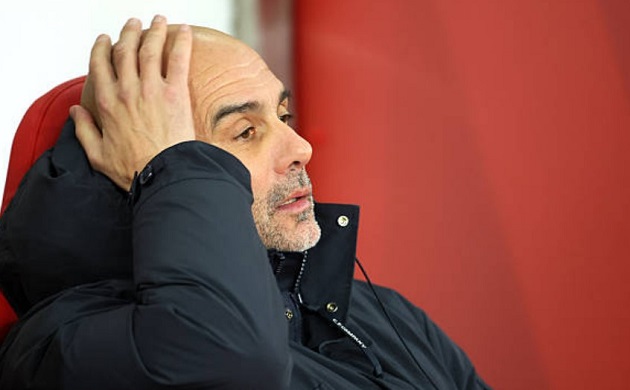 Pep đau đầu vì danh sách chấn thương của Man City.