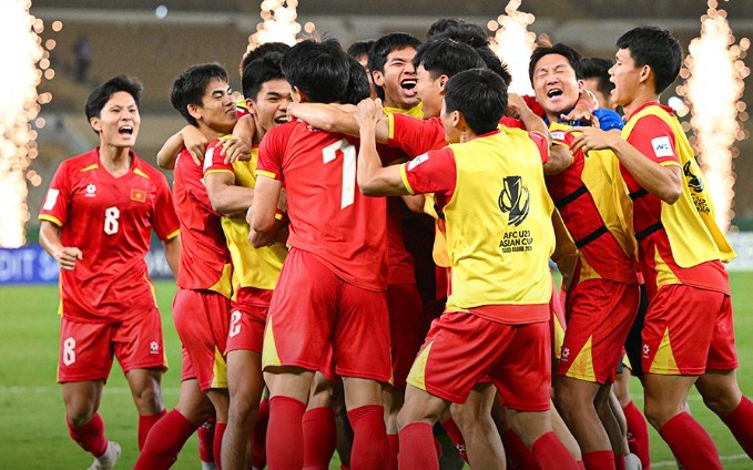 Ảnh bài viết U23 Việt Nam gây sốt tại Hàn Quốc sau chiến thắng trước UAE