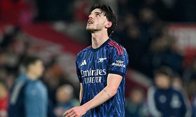 Ảnh bài viết Rice văng tục khi Arsenal lỡ thời cơ bỏ xa Man City