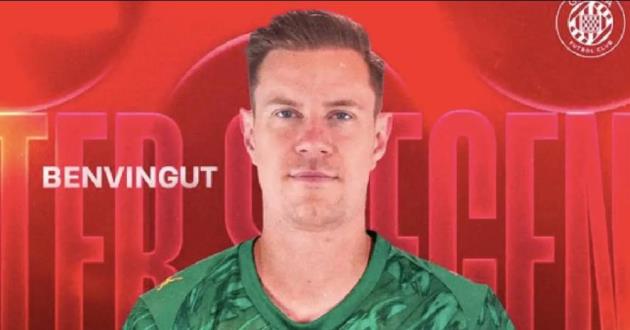 Ảnh bài viết CHÍNH THỨC: Girona mượn thành công Marc-Andre ter Stegen từ Barcelona
