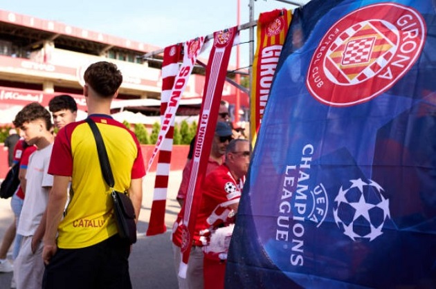 Girona từng dự Champions League ở mùa bóng 2023-24.