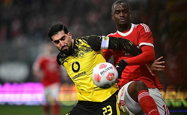 Borussia Dortmund đánh bại Union Berlin với tỷ số 3-0.