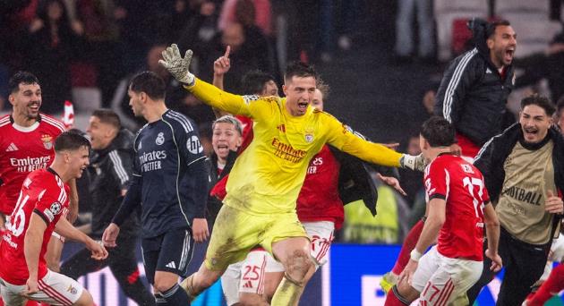 Real sẽ tái ngộ Benfica và người cũ Mourinho ở trận play-off.