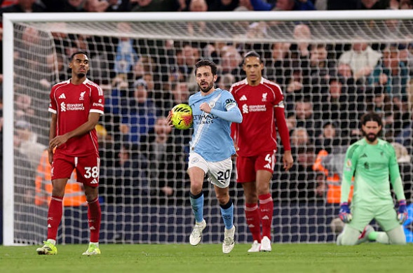 Ảnh bài viết Thắng Liverpool, Bernardo Silva tin Man City đã trở lại cuộc đua vô địch