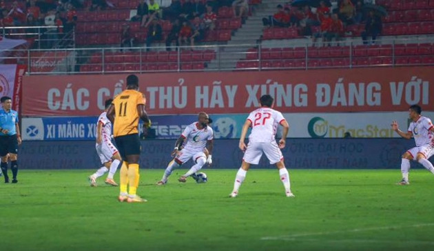 Ảnh bài viết Rimario tỏa sáng giúp Thanh Hóa cầm hòa Hải Phòng