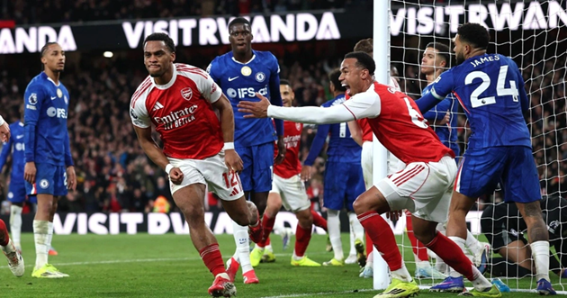 Những tình huống cố định của Pháo thủ đã thực sự làm khó Chelsea.