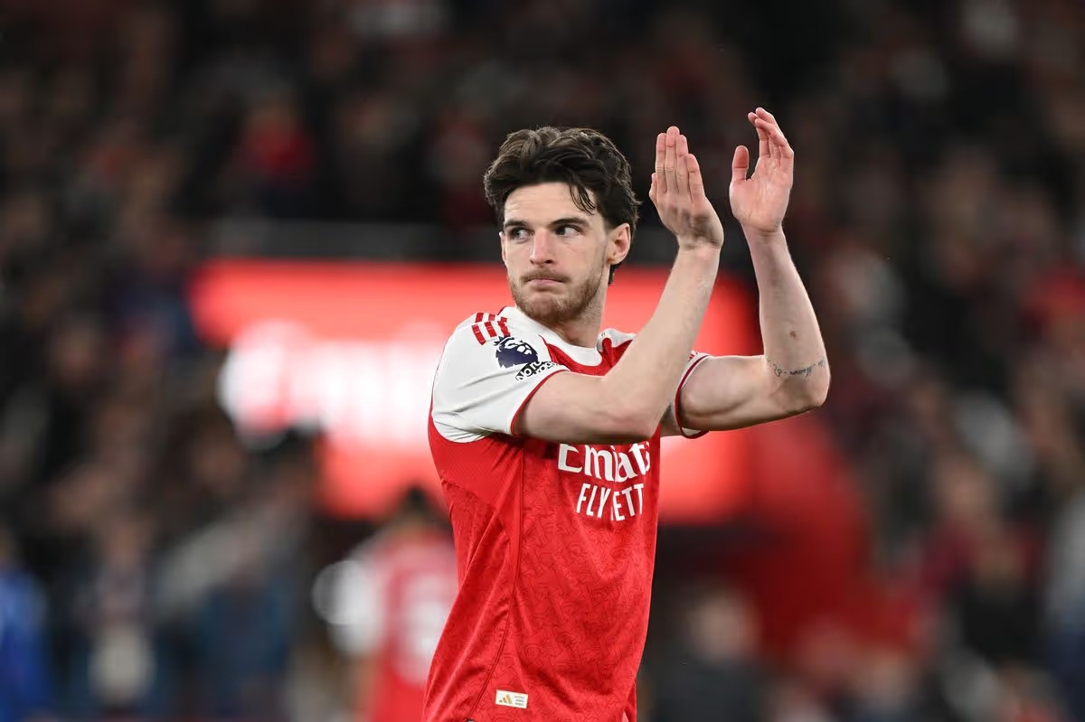 Ảnh bài viết Rice ngầm trấn an fan Arsenal về chấn thương