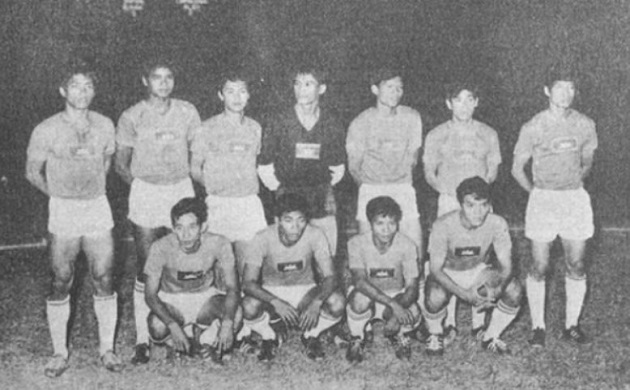 Tuyển Campuchia vào năm 1972.