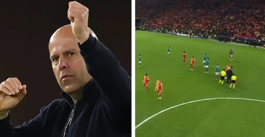 Ảnh bài viết Hé lộ phản ứng của Arne Slot với trọng tài sau trận thua