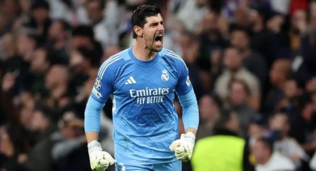 Courtois đã có 3 đường kiến tạo ở Champions League.