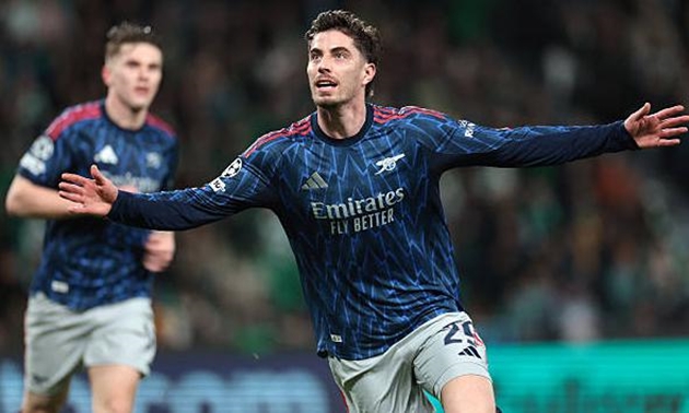 Kai Havertz hài lòng với chiến thắng của Arsenal.