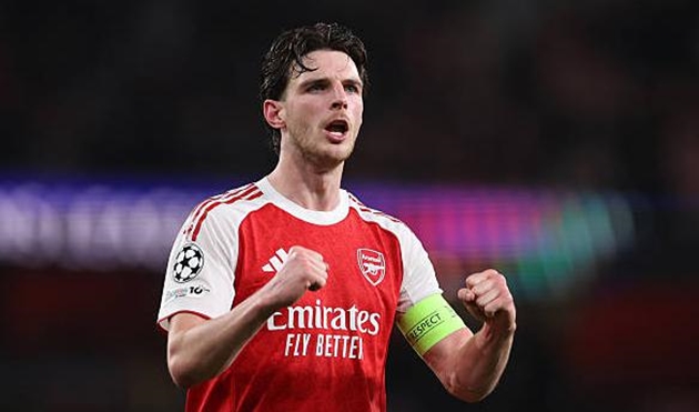 Ảnh bài viết Declan Rice tuyên bố Arsenal không quan tâm đến dư luận