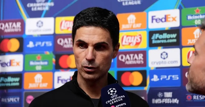 Arteta tự hào về các học trò.
