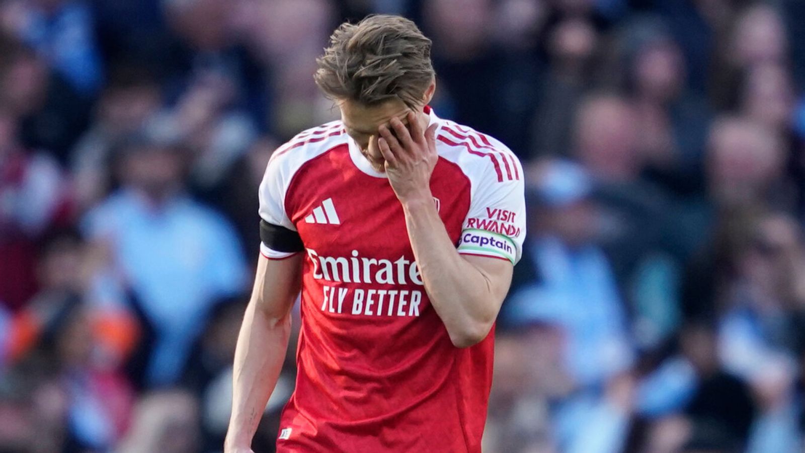 Ảnh bài viết Odegaard nêu lý do Arsenal thua Man City