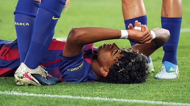 Barca sẽ vắng Yamal trong phần còn lại của mùa giải
