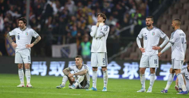 Tuyển Ý lần thứ 3 liên tiếp vắng mặt ở World Cup.