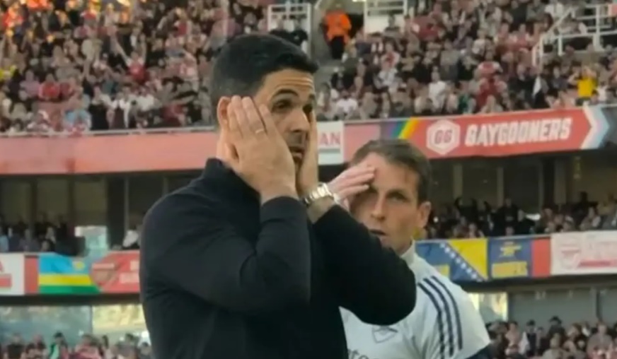 Ảnh bài viết Arteta thót tim nhìn Wissa bỏ lỡ cơ hội ngon ăn