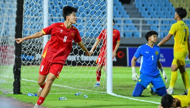 U17 Việt Nam thăng hoa tại giải U17 Đông Nam Á.